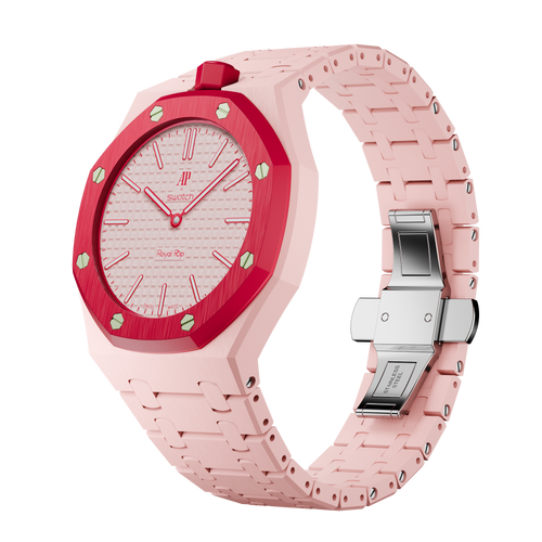 Bioceramic Bracelet Case For AP x Swatch Royal Pop Otto Rosso