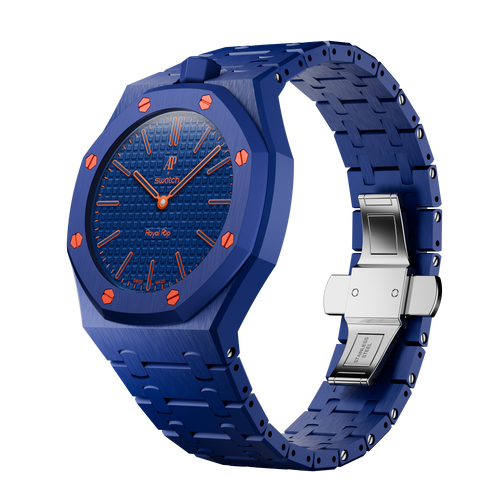 Bioceramic Bracelet Case For AP x Swatch Royal Pop Orenji Hachi