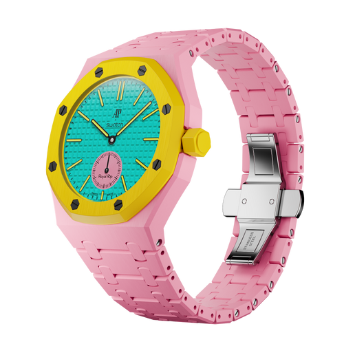 Bioceramic Bracelet Case For AP x Swatch Royal Pop OTG ROZ